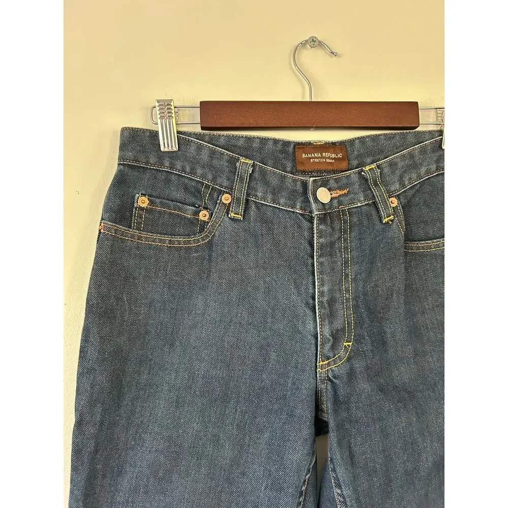 Banana Republic womens jeans size 8Long cropped cute hem